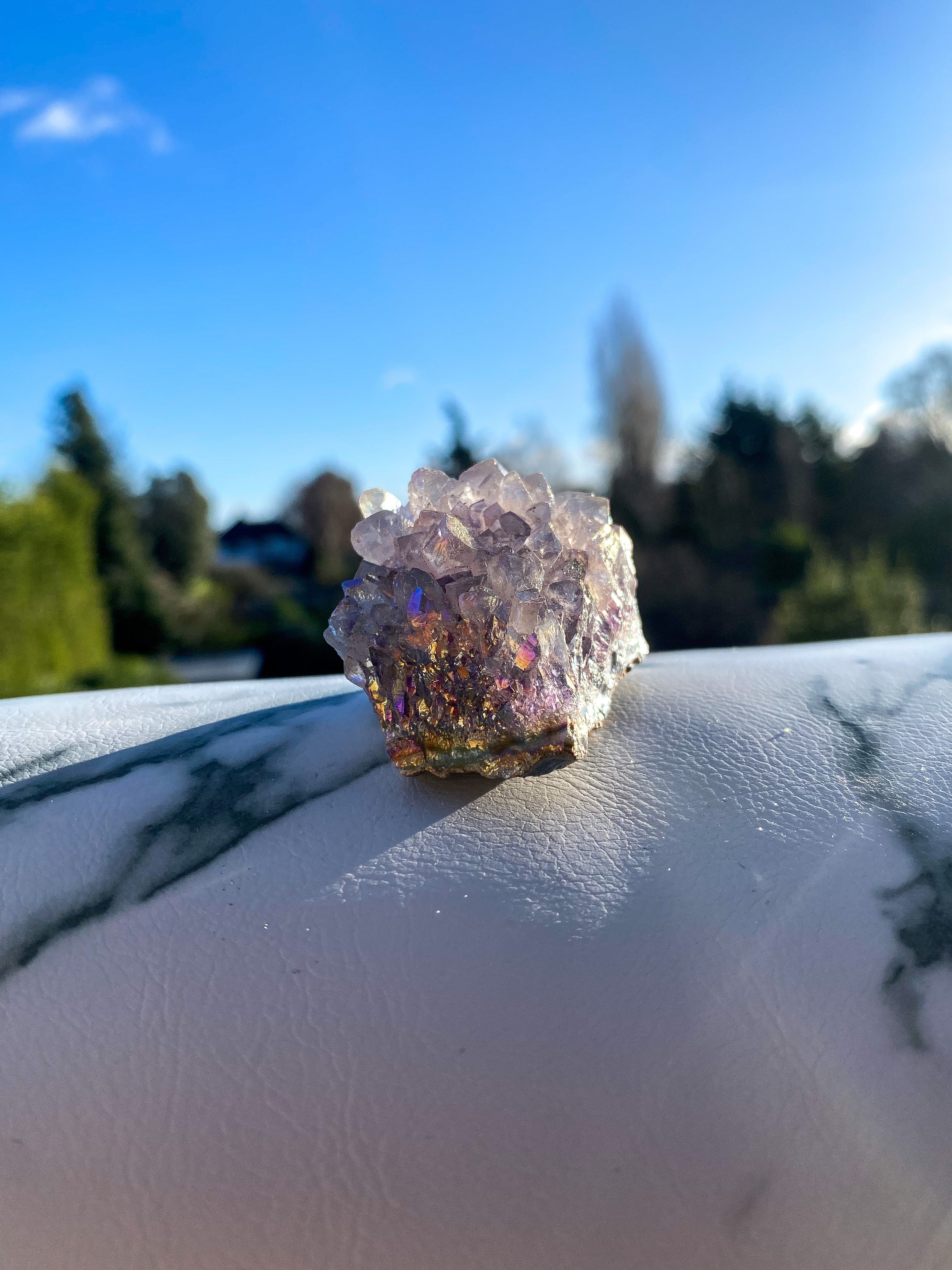 Angel Aura Amethyst Clusters
