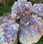 Angel Aura Amethyst Clusters